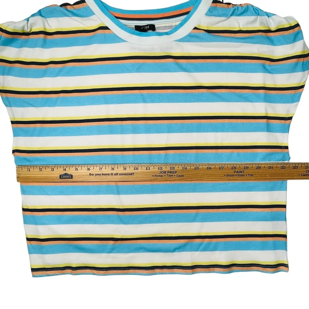 AFRM Turquoise Stripe Jorja Knit Top Size 2XL NWT - Picture 9 of 10